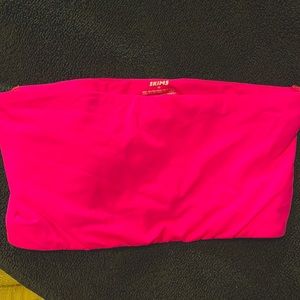 Skims neon pink bandeau bra